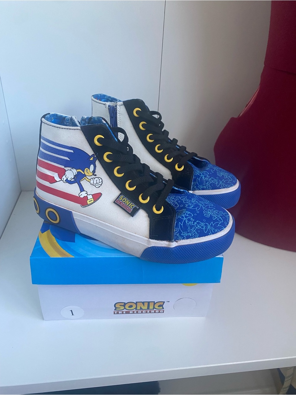 Sonic The Hedgehog Kids' High-Top Sneakers